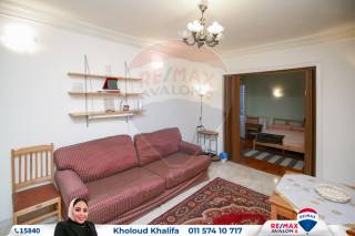 شقة للإيجار المفروش 120 متر الشاطبي ش بورسعيد