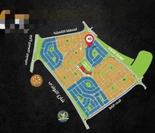 شقتك فيو جاردن في الحي التكميلي بمساحات مختلفه ارض