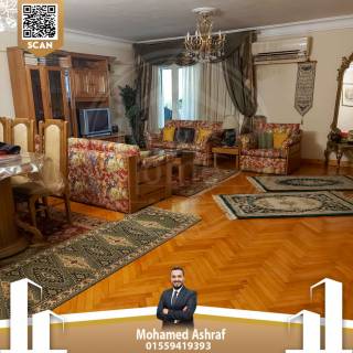 شقة للبيع 225م زيزينيا خطوات من شارع ابو قير