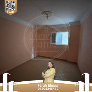 شقة للبيع 140 متر كفر عبده شارع إبراهيم راجى