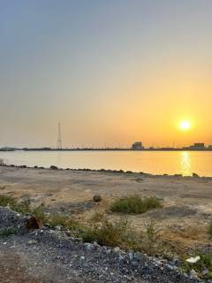 امتلك قطعة ارض علي البحر مباشر راس الخيمة