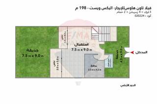 فيلا تاون هاوس للإيجار 198م كينج مريوطاليكس ويست