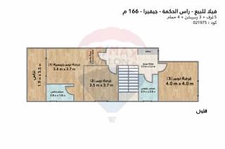 فيلا للبيع الساحل راس الحمه جيفيرا 166 متر