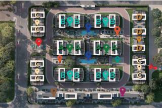 شقة سكنية بجراج3حجرات 2حمام باسانسيرمساحة 136 م2