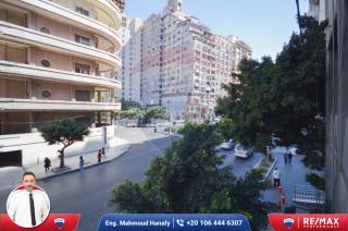 شقة 200 متر رشدي طريق الحريه مباشر شارع أبو قير رئيسي