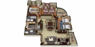 شقة بمساحة 165 م2 بالتجمع الخامس بمنطقة الاندلس