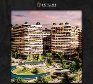 شقق فاخرة سكاي لاين سموحة