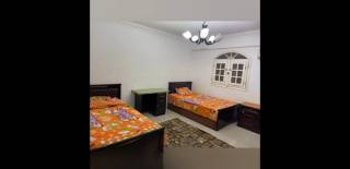 شقه للبيع كمبوند الخمائل في اكتوبر ارضي بحديقه