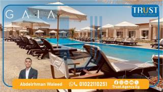 كبانا 38 متر للبيع فى Gaia فيو مباشر على البحر