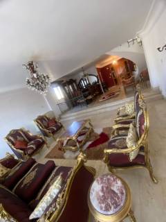 فيلا تصميم قصور للبيع الشيخ زايد حمام سباحة مغطي