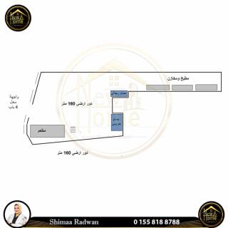 كافيه للبيع 270 متر بحري علي البحر مباشرة