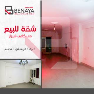 شقة للبيع 160م كامب شيزار شارع بورسعيد مباشرة