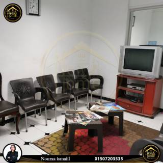 شقة إداري للبيع 75 متر سابا باشا علي الترام مباشرة