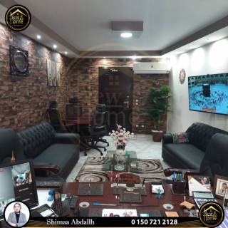 مقر اداري مفروش للايجار 150 متر محطة الرمل