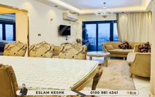 شقة للإيجار المفروش 120 متر سيدي جابر مساكن الظباط