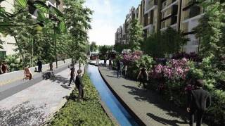 شاليه ارضي بجاردن للبيع شاطئ الفيروز كيلو37 140م