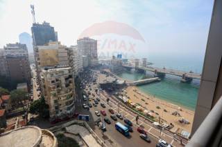 شقة للإيجار 189 متر ستانلي علي البحر مباشرا عمارة براند