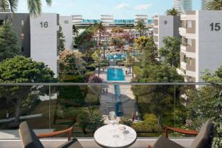 شاليه أرضي بجاردن للبيع بالم هيلز