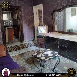 شقة للايجار المفروش 102 متر تعاونيات سموحة