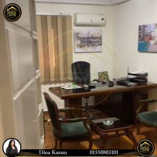 مقر مفروش للايجار الاداري 150 متر سموحة