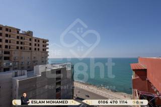 شقة للبيع 280 متر 170م 110م تراس كامب شيزار ش تانيس فيو بحر