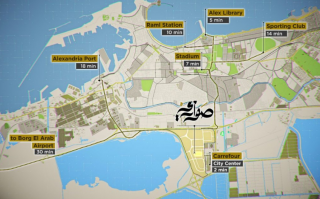 كود 1 للبيع شقة بشاطئ النخيل 2 الكيلو 21 بداية طريق الساحل الشمالي العجمي