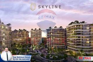 شقة 118 متر للبيع كمبوند سكاي لاين سموحه الاسكندريه
