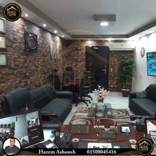 مقر اداري مفروش للايجار 150 متر محطة الرمل