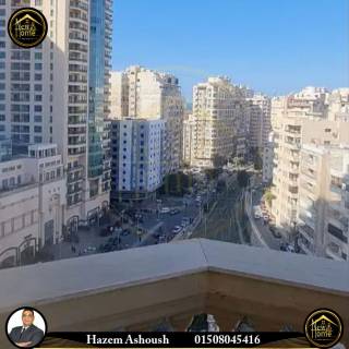 شقة للايجار 165 متر سان ستيفانو الوكيل حازم