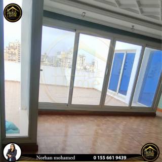 شقة للايجار 335 متر ثروت خطوات من شارع ابوقير