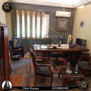 مقر ادارى مفروش للايجار 100 متر سموحة