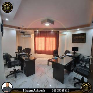 مقر اداري مفروش للايجار 150 متر محطة الرمل