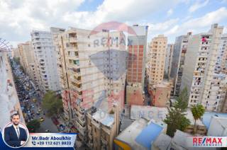 شقة مرخصة 175م للبيع محرم بك على ترام زين العابدين