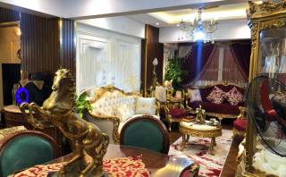 شقة للايجار المفروش 130م لوران شارع ابو قير الرئيسى