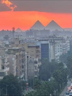 مكتب للايجار غرفتين وصاله ع ش الهرم بسعر 5000جنيه