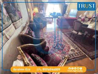 شقة 280 متر للبيع سموحة شارع فوزي معاذ الرئيسي