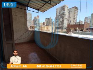 شقة 125م صافى للبيع محرم بك