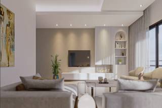 شقة للبيع متشطبة واستلام فورى فى بالم هيلز التجمع