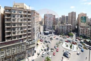 شقة للبيع 155 متر سموحة علي شارع فوزي معاذ الرئيسي