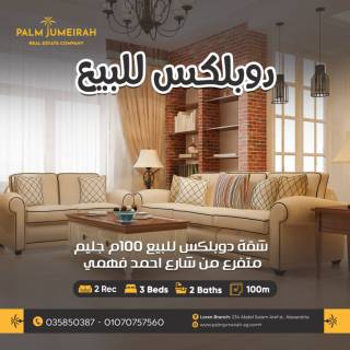 لمحبى السكن الدوبلكيس الراقى فى جليم