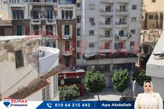 شقة للبيع 200 متر مصطفي كامل ش ابو قير الرئيسي