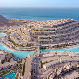 شاليه متشطب للبيع في العين السخنه بأقل مقدم