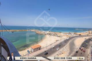 شقة للبيع 214 متر السرايا على البحر مباشرة