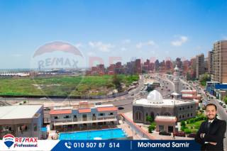 شقة للبيع 120 متر محرم بك محور المحمودية مباشرة