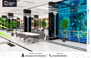 محل تجاري للبيع 17م سموحة جراند فيو