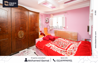 شقة سكنية للبيع 100م محرم بك شارع المنزلاوي