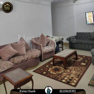 شقة للايجار المفروش 95 متر وابور المياة