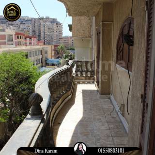 شقة للايجار 220 متر سيدي جابر