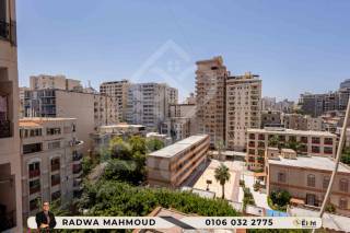 شقة للبيع 185 متر رشدى شارع الفريد ليان