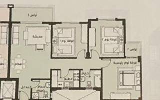 شقة للبيع ريسيل متشطبة 115م فى مدينتى طلعت مصطفى